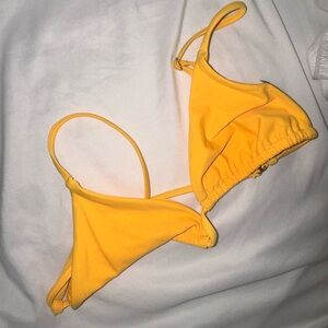 Yellow Bikini Top Bright Swimwear